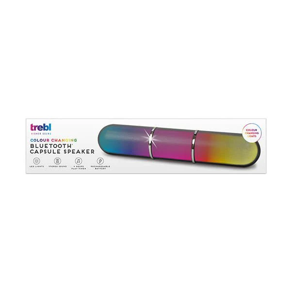 Trebl Colour Changing Capsule Speaker