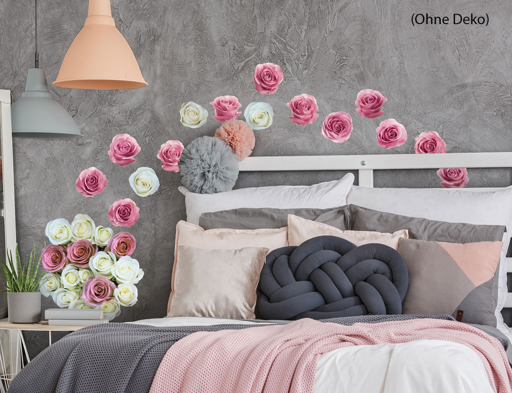 Wandtattoo Rosen