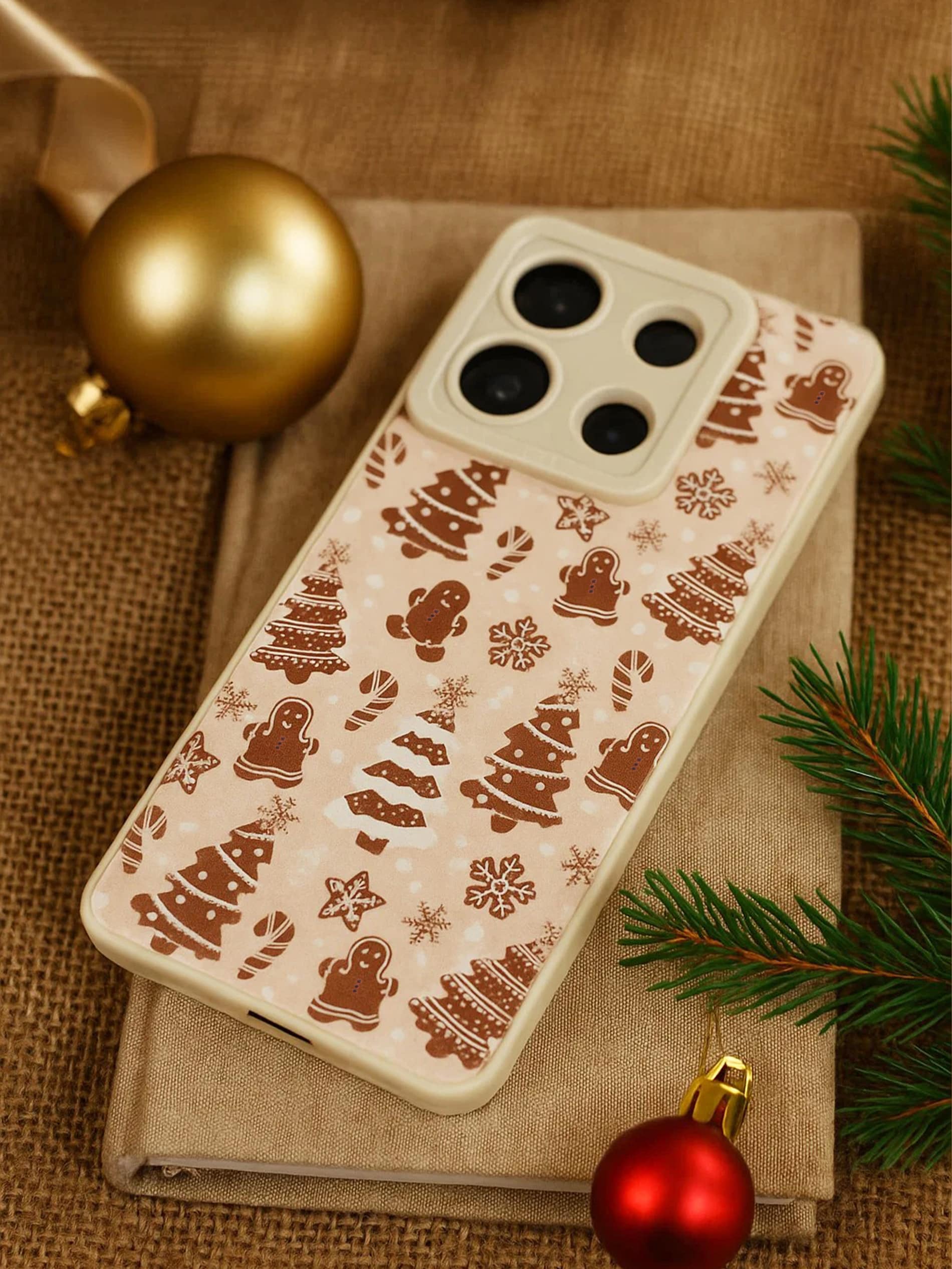 Etui na Samsung S24, S24 Ultra, Redmi Note 13, 13 Pro z motywem świątecznym
