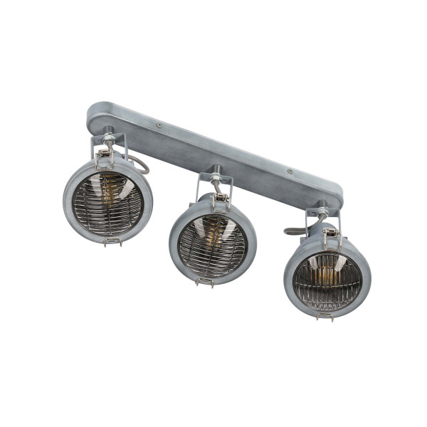 Lampa sufitowa szara CRODO3xE14x40W wym: 18x54x11 cm Candellux