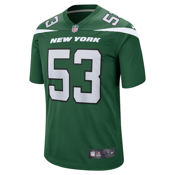 Zaire Barnes New York Jets Nike  Game Jersey - Gotham Green