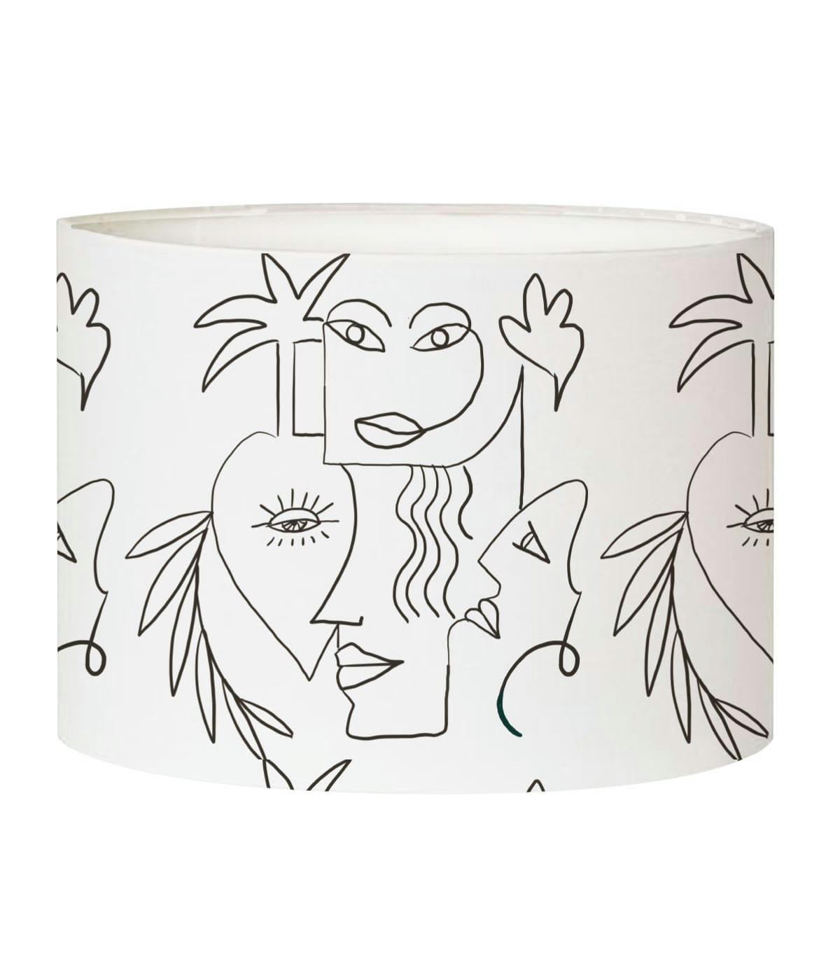 TRIBU DU FLOCON - Abat-jour lampadaire BOHO D: 45 x H: 25