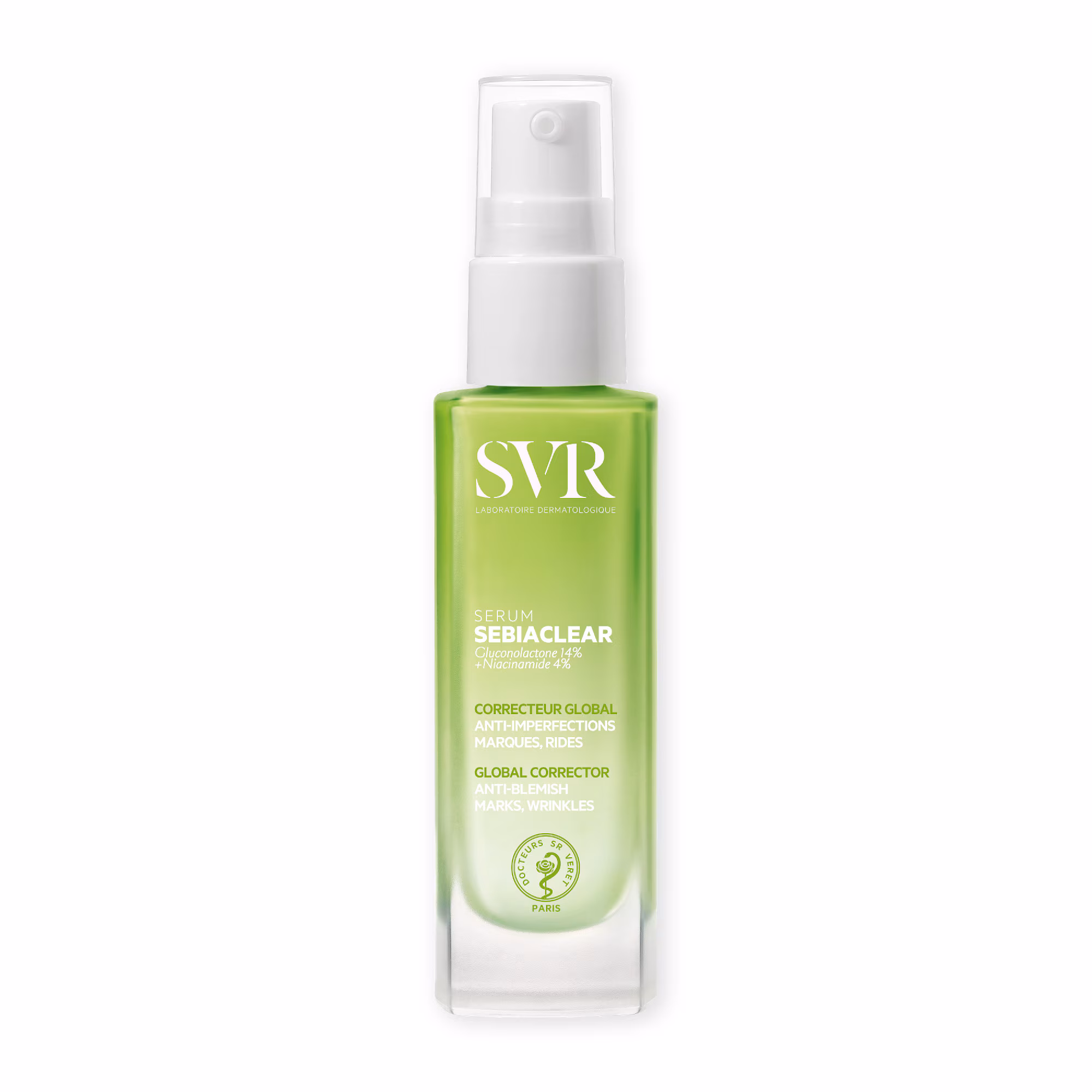 SEBIACLEAR SERUMCorrecteur global anti-imperfections, marques, rides.