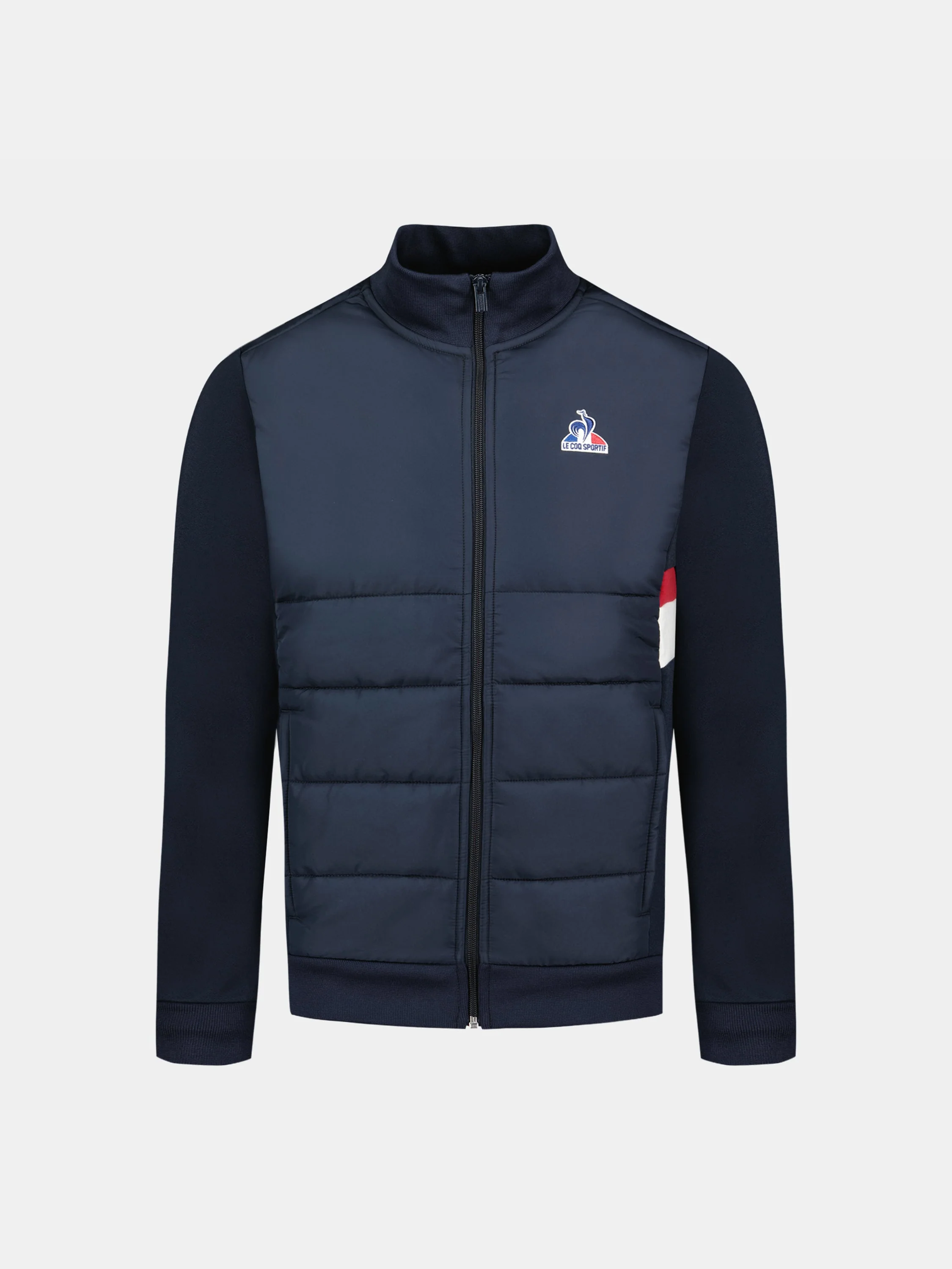 Veste Tricolore bi-matière matelassée déperlante