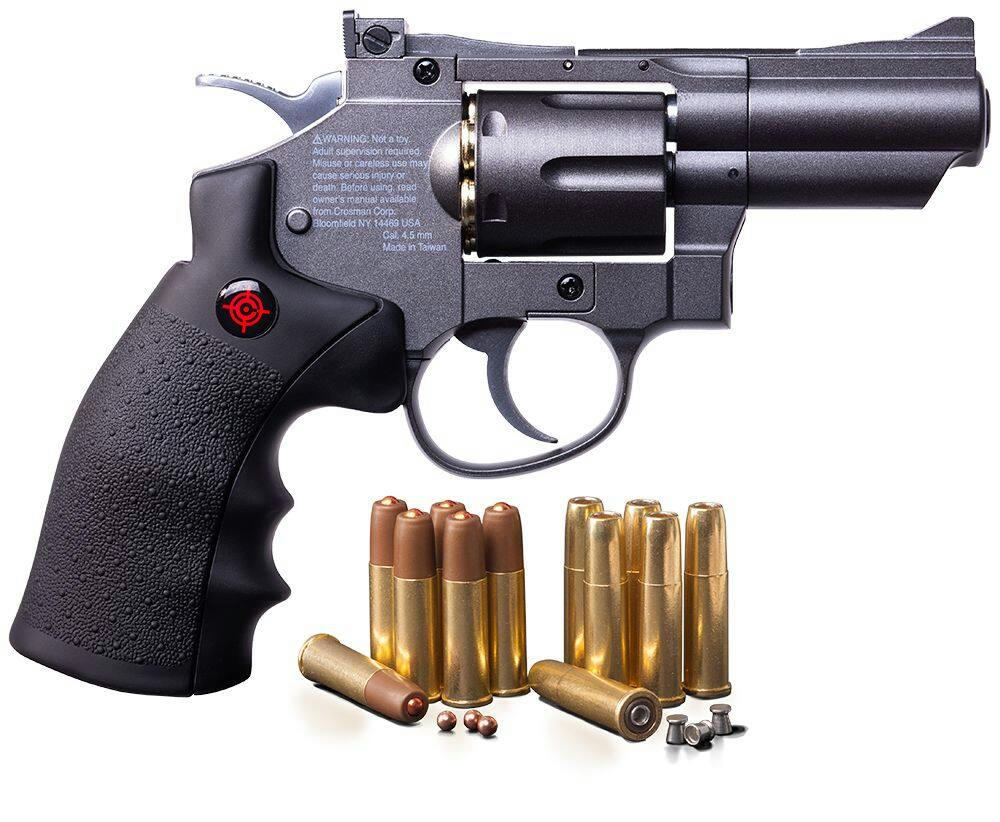 Crosman® SNR357 CO2 Powered Air Pistol for Pellets and BBs, Double-Action
