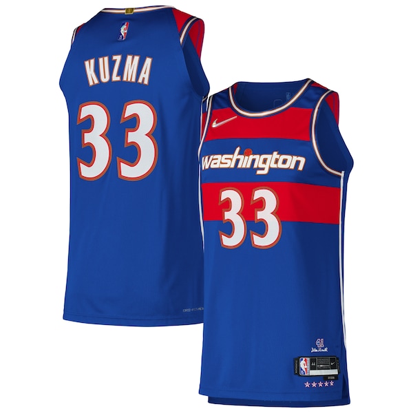 Kyle Kuzma Washington Wizards Nike Authentic Player Jersey - City Edition - Royal