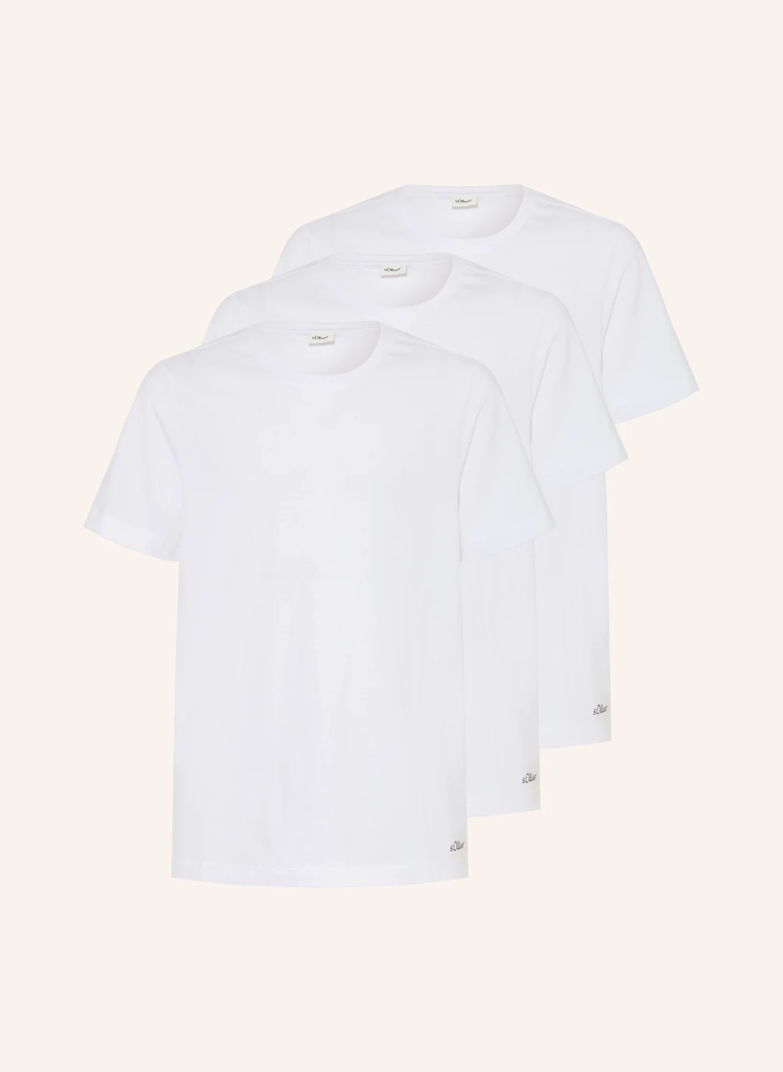 s.Oliver RED 3er-Pack T-Shirts