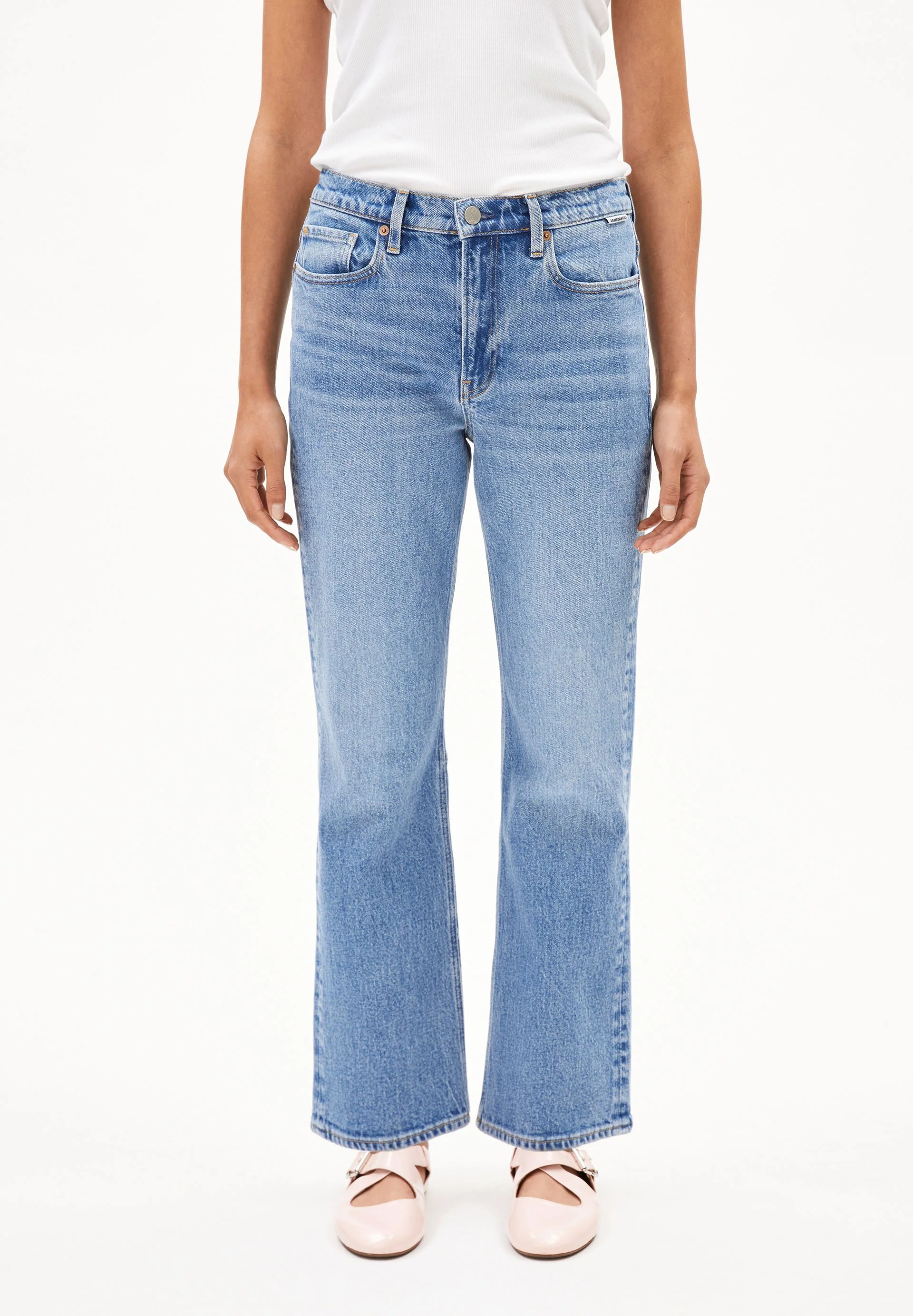 VELAARI MID WAIST FLARED JEANS