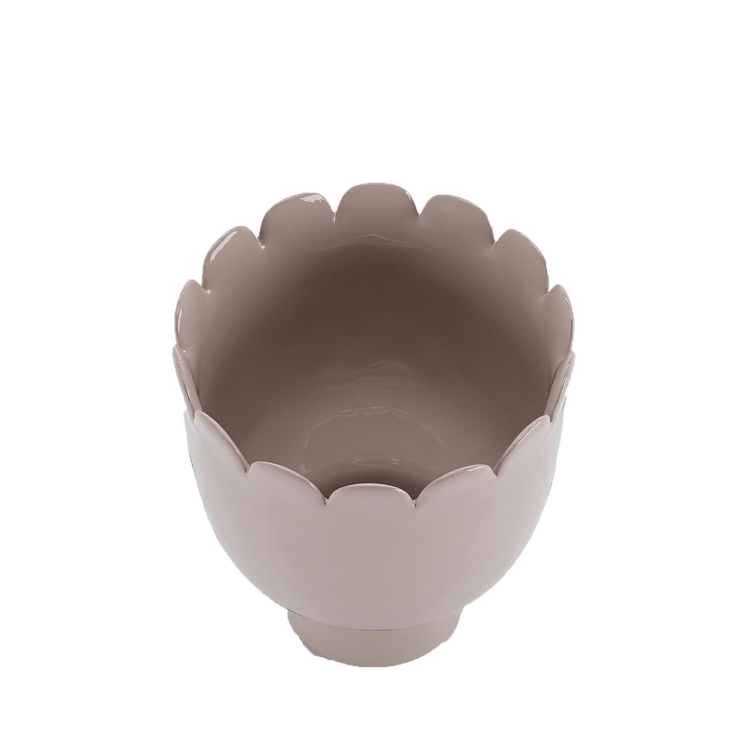 MARCEAU - Vase forme tulipe en céramique rose