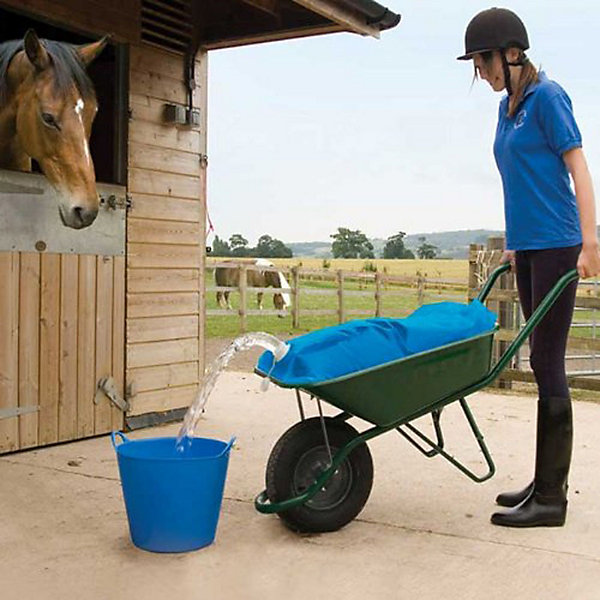 FISHTEC Réservoir d'eau Capacité 80 L - Pliable avec Surface antidérapante Résistant et Souple pour Le Jardin 100x70 cm