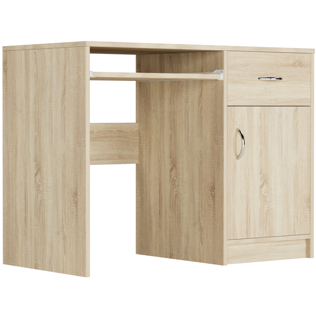 Biurko komputerowe 100cm szuflada szafka FRAMIRE N-9 sonoma