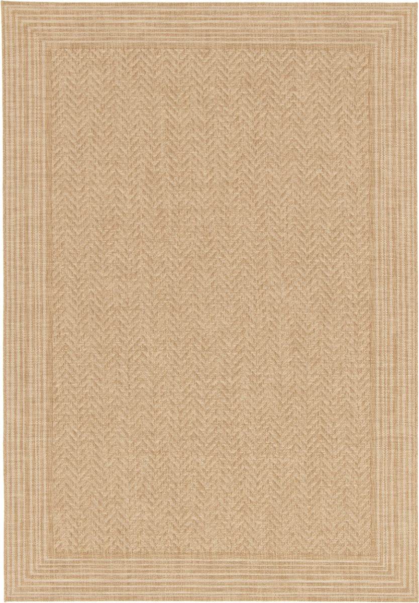 Interieur05 Jute buitenkleed Naturel Visgraat Border