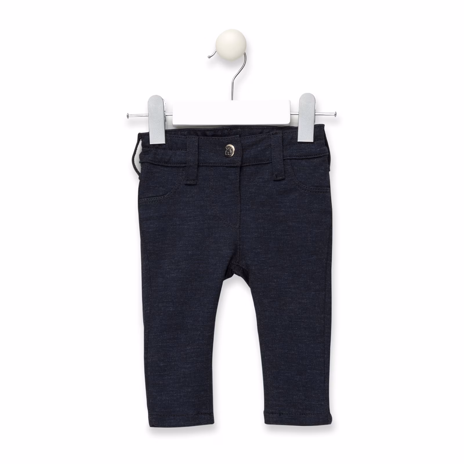 Pantalón skinny punto niña Pant Azul Marino