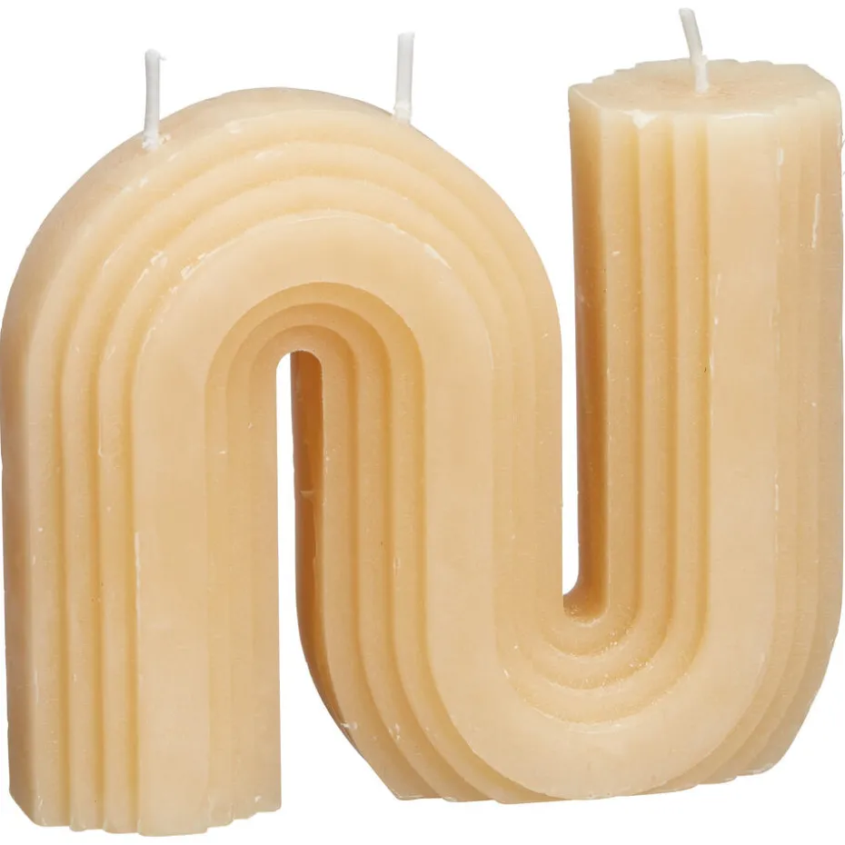 Kwantum Kaarsen & Theelichten | Kaarsen & Theelichten | Kaars Figure  Beige