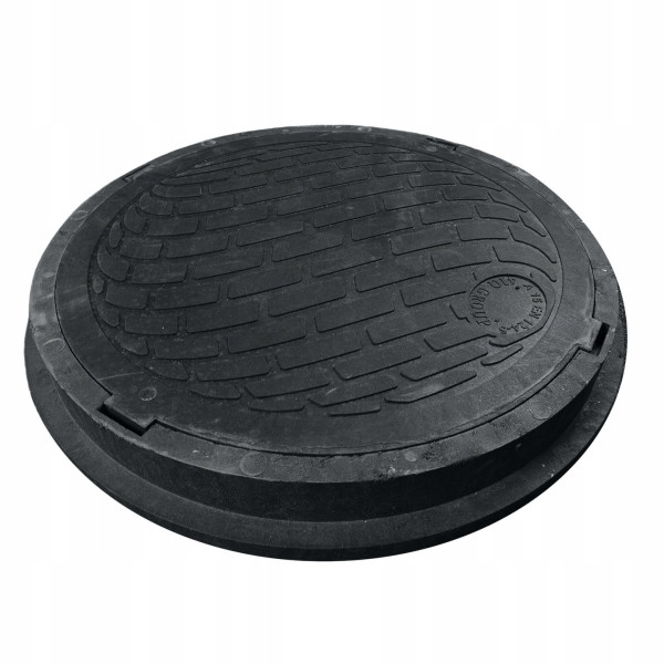 Pokrywa Klapa Ogrodowa HD 80 Właz Szamba Polimer BLACK do Studni Ogrodowej