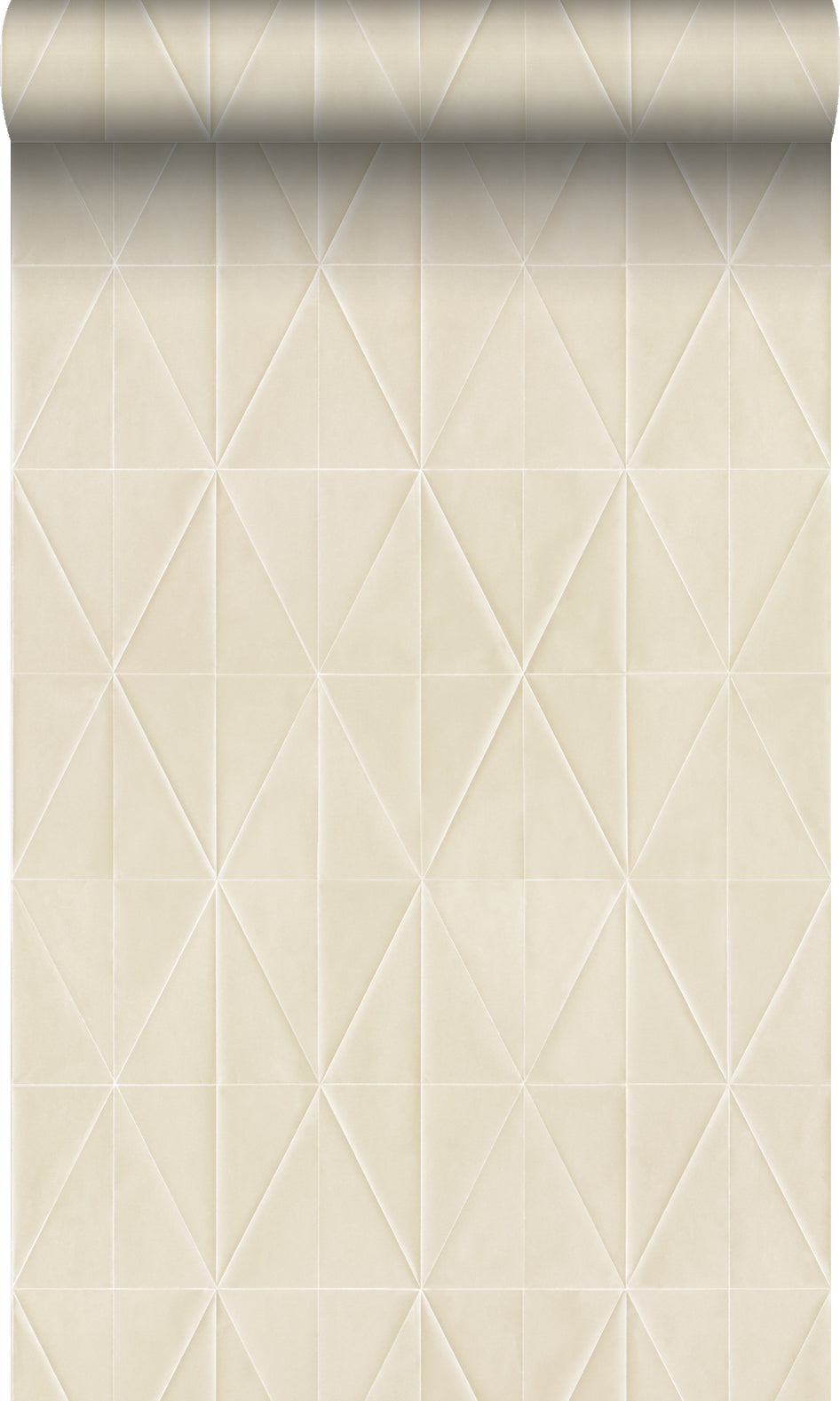 Origin Wallcoverings behang origami motief zand beige - 53 cm x 10.05 m - 347855
