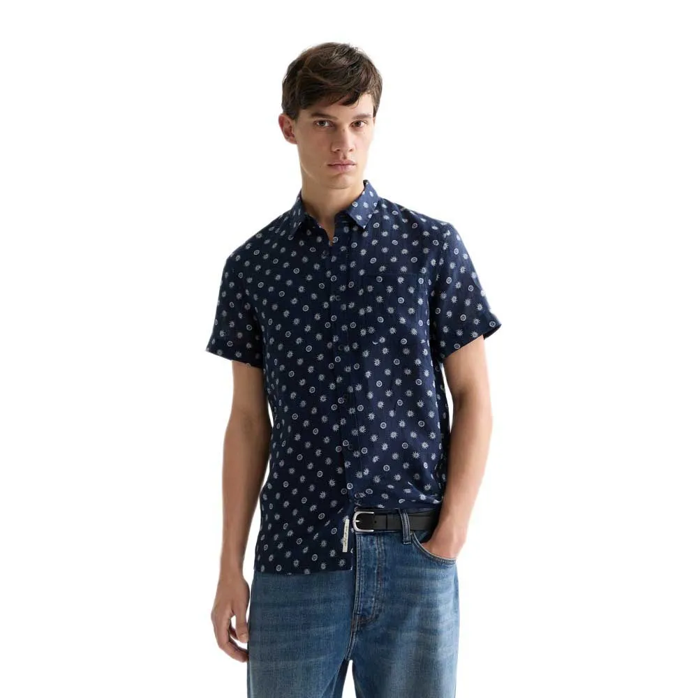 Scotch & Soda 183055 Linen Regular Fit short sleeve shirt