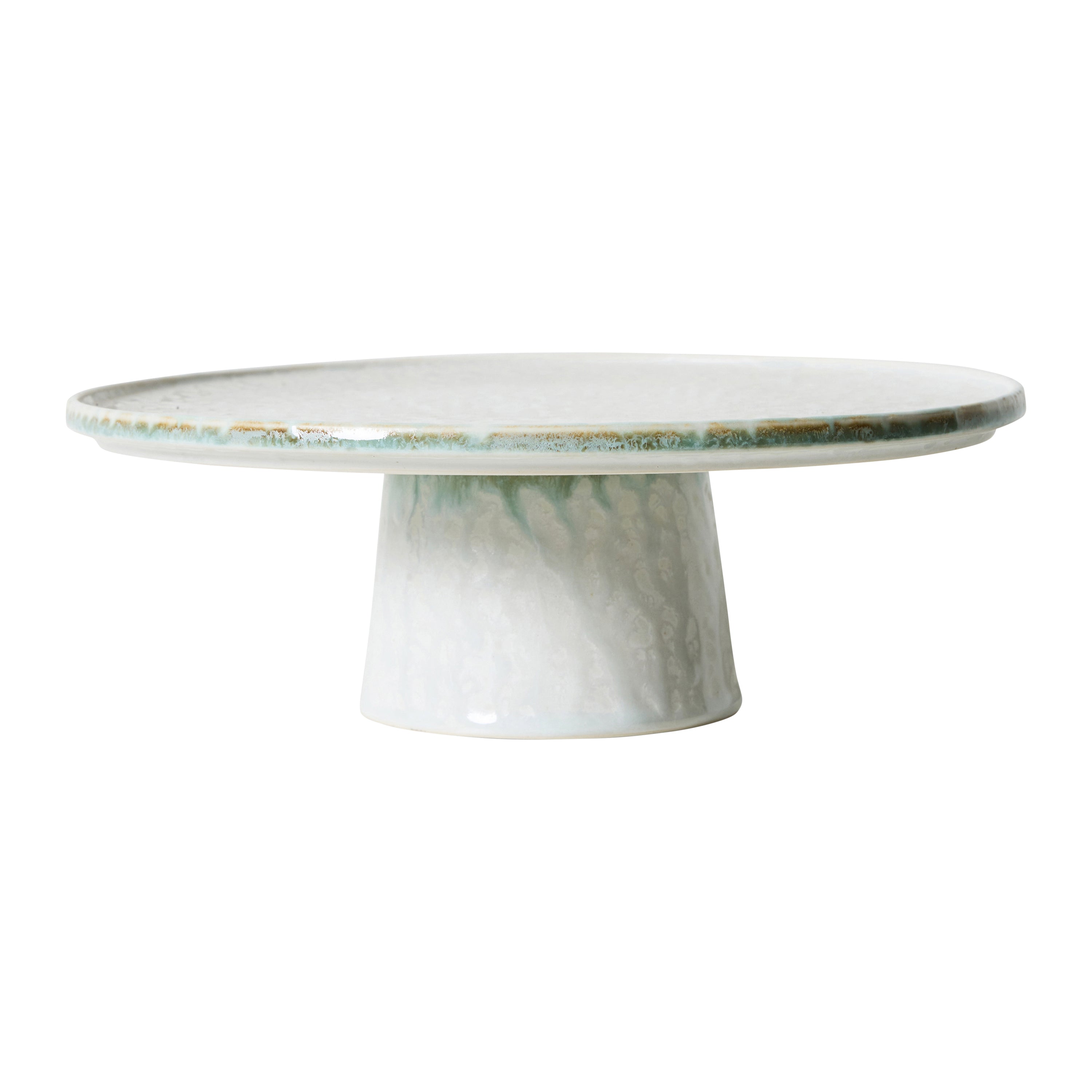 HKliving 70's Ceramics Taartplateau Ø 26 cm - Smudge