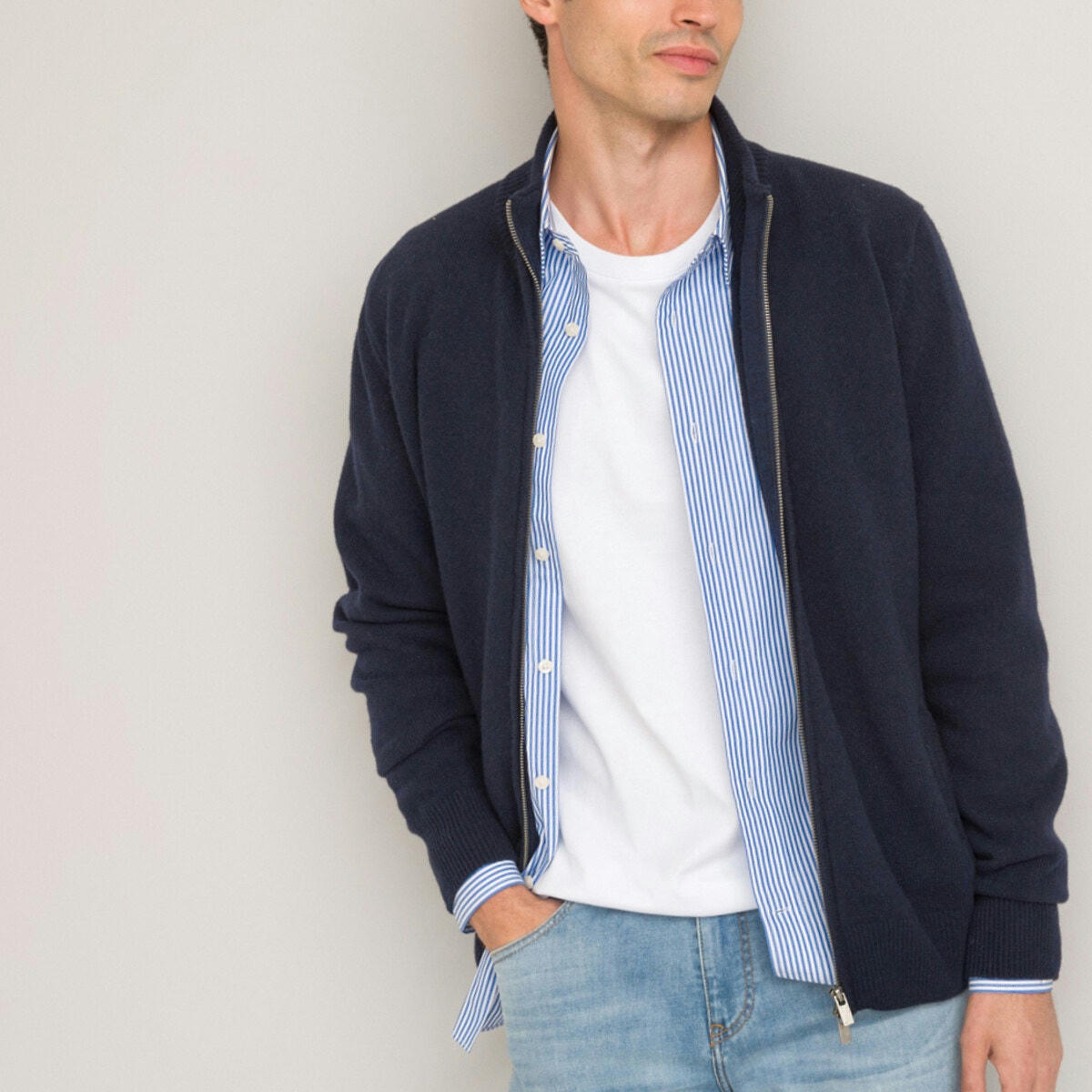 Gilet en lambswool, made in Europe