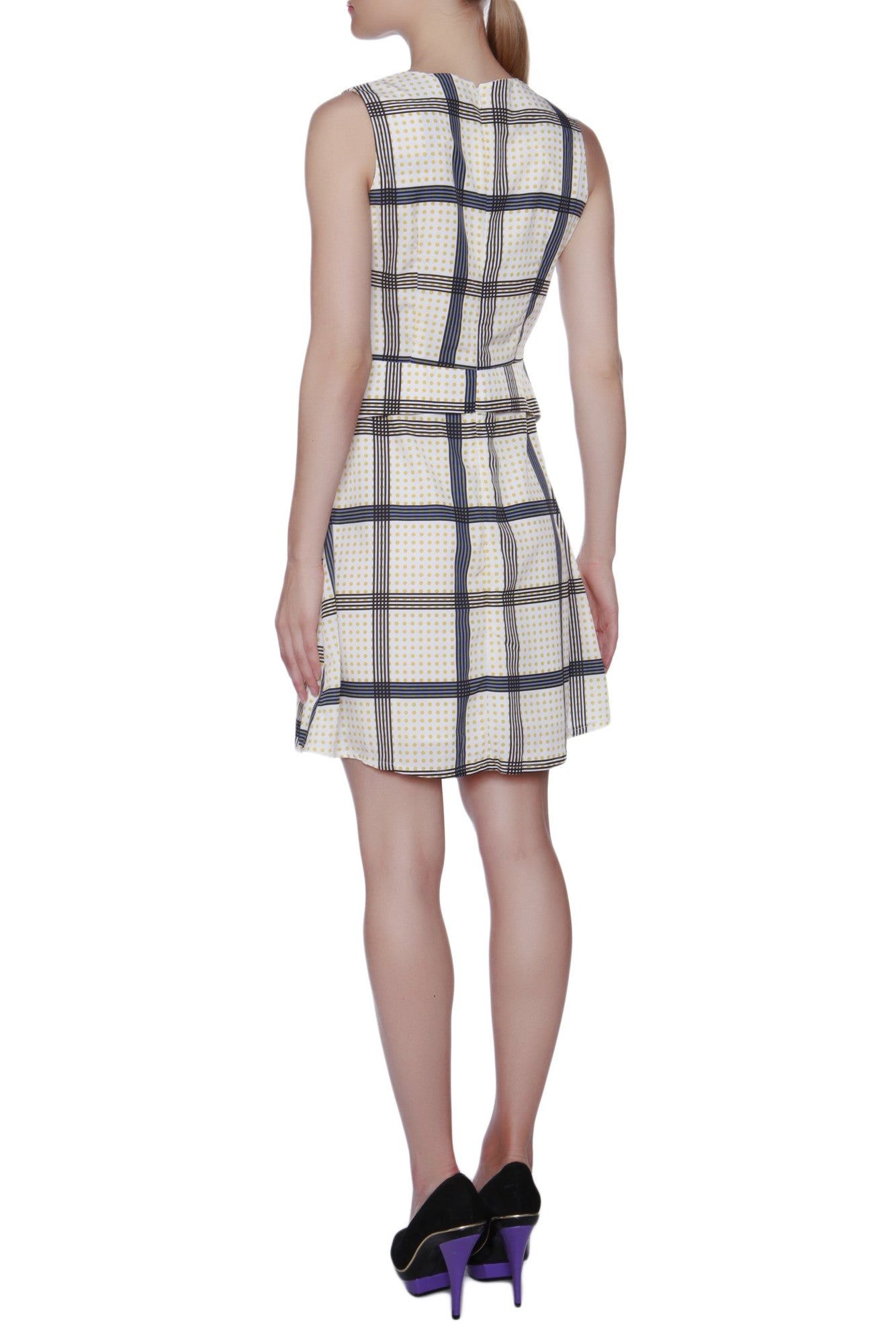 Cutie London Flap Detail Sleeveless Dress