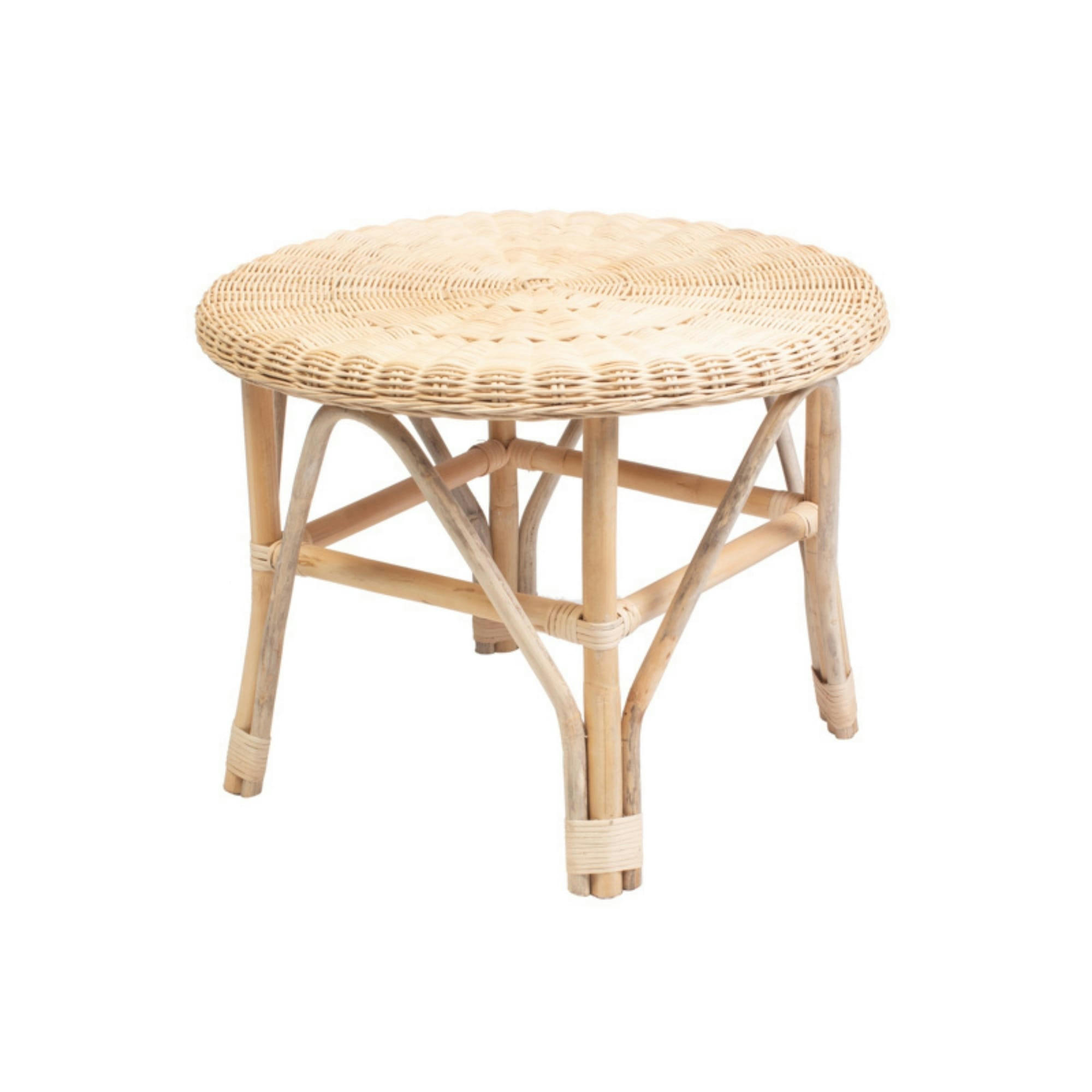 ERIA - Table basse ronde en rotin D60 -ERIA