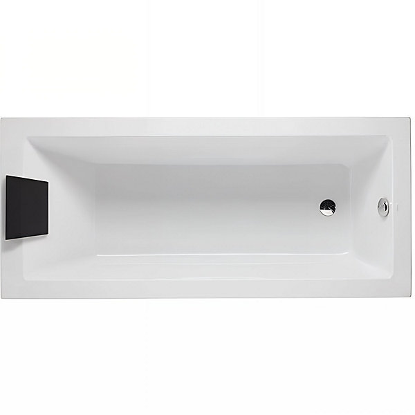 Baignoire acrylique haute densité SANINDUSA Vertice 175x80 blanche livrée avec pieds réglables (coussin et vidage non inclus)