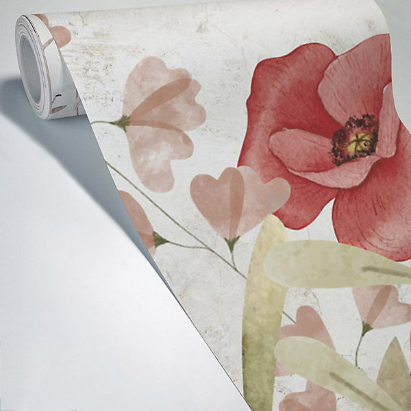 Papier peint panoramique - Herbier - Multicolore - intissé : 150g/m² - 7 lés : 336x270cm