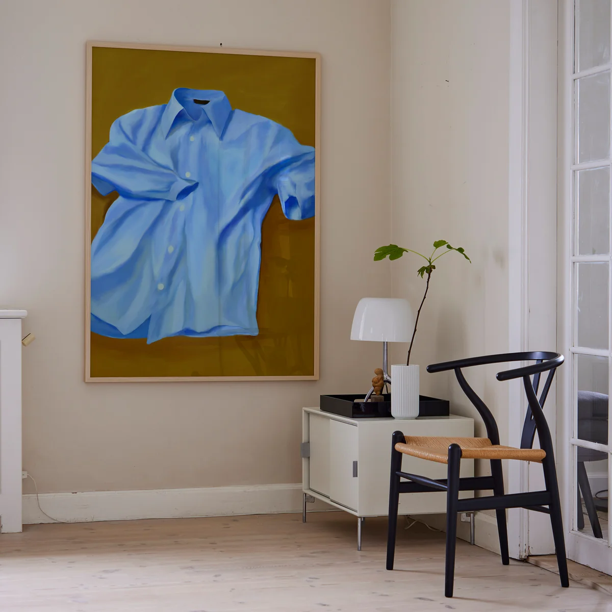 Paper Collective - Blue Shirt Poster