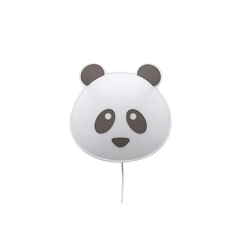 SOFT LIGHT - Applique veilleuse panda en pvc blanc