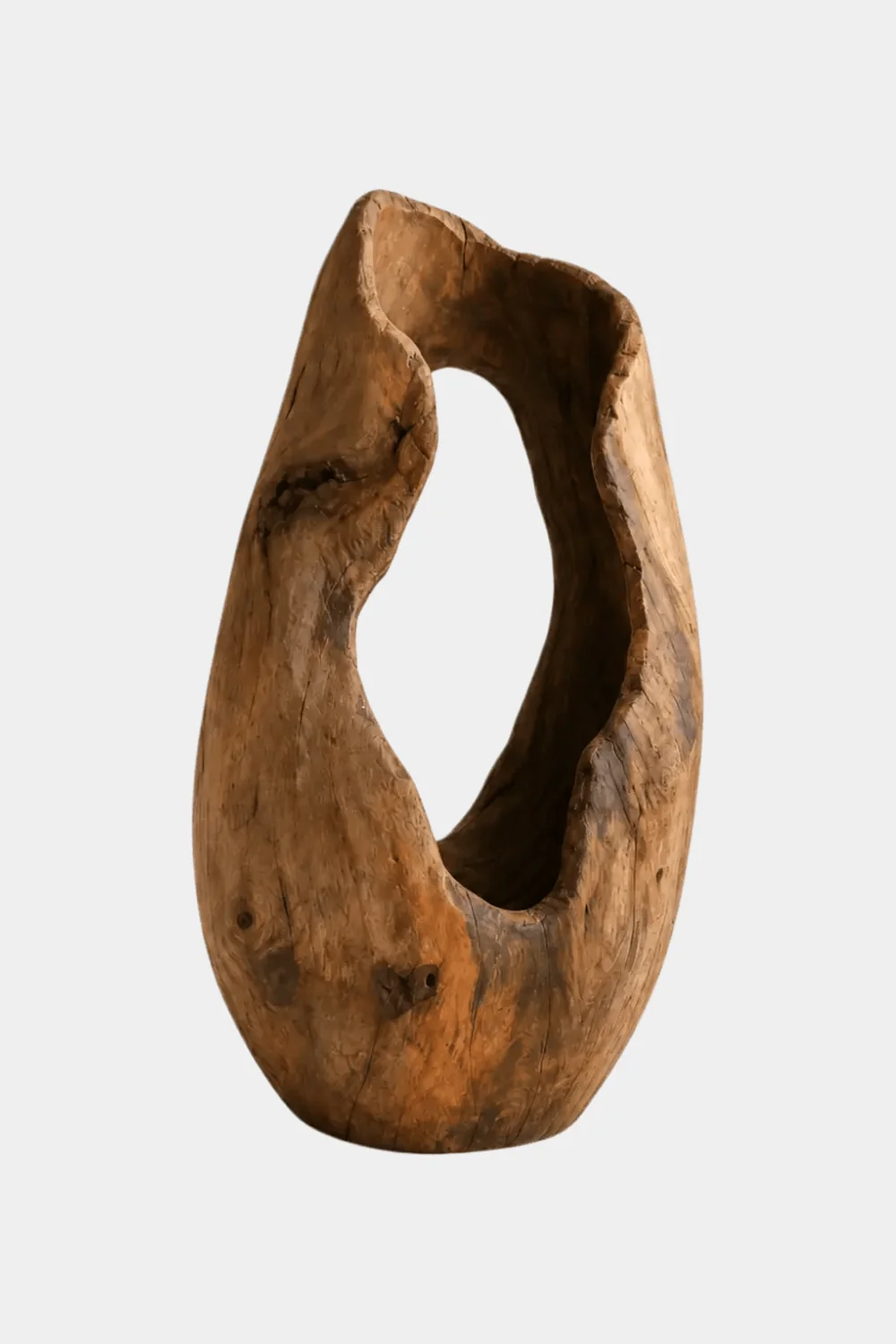 Vase Wood Sculpture #VW123