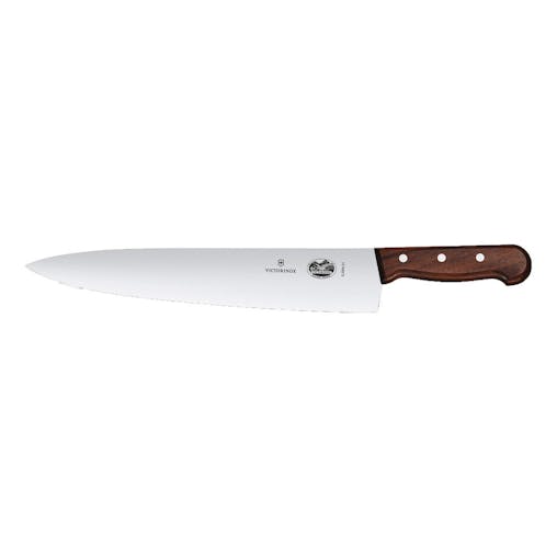 New Victorinox 31Cm Carving Cooks Knife Rosewood 5.2000.31