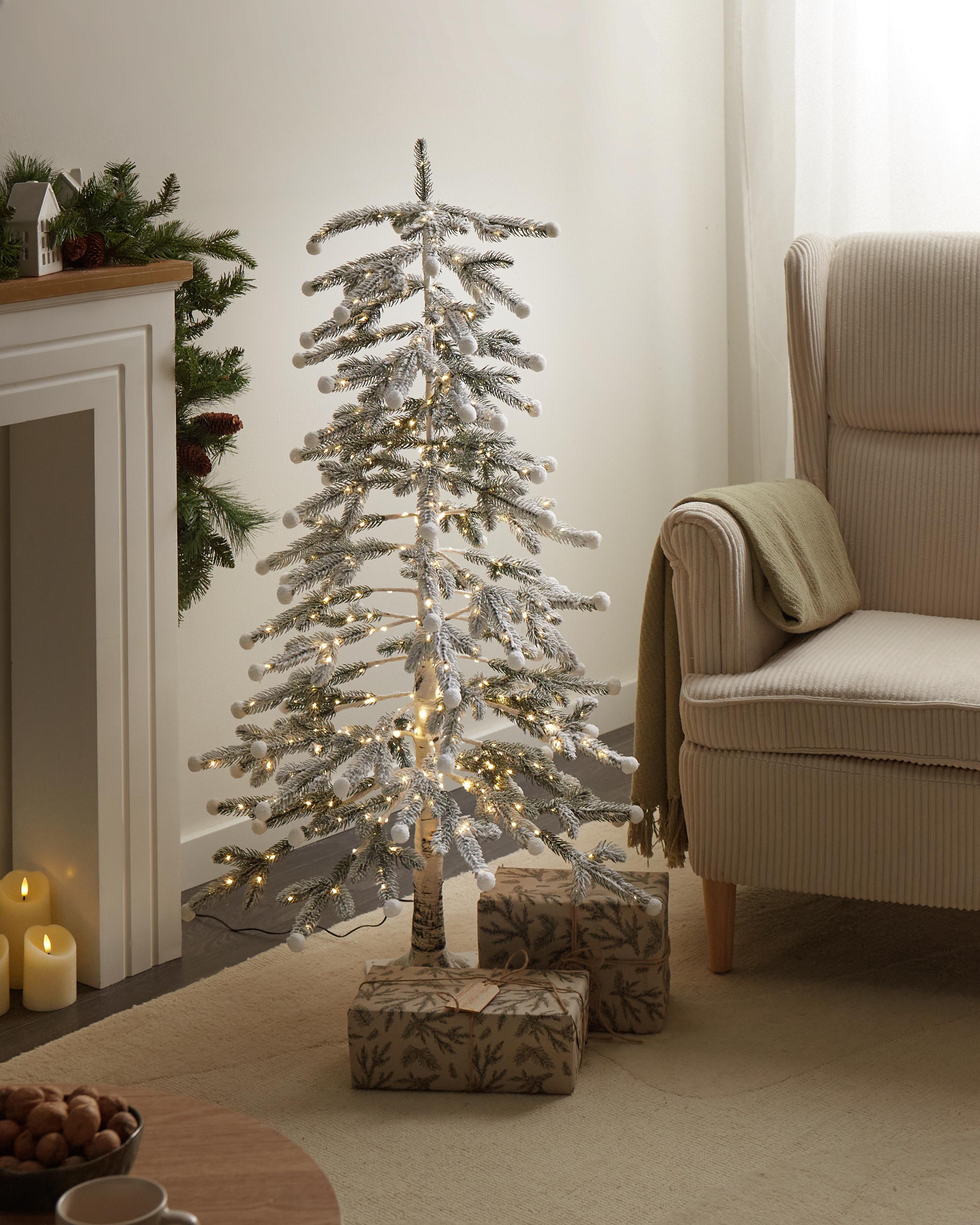 Outdoor Decoration LED HASSLAN Christmas Tree 125 cm White