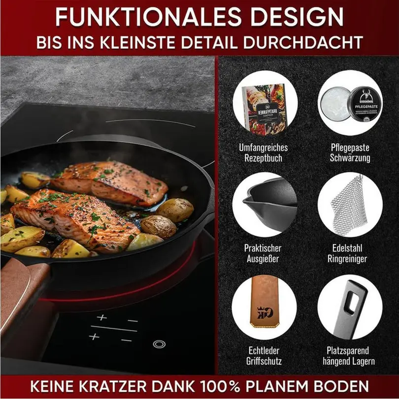 Bratpfanne 5-teilig Gusskoenig