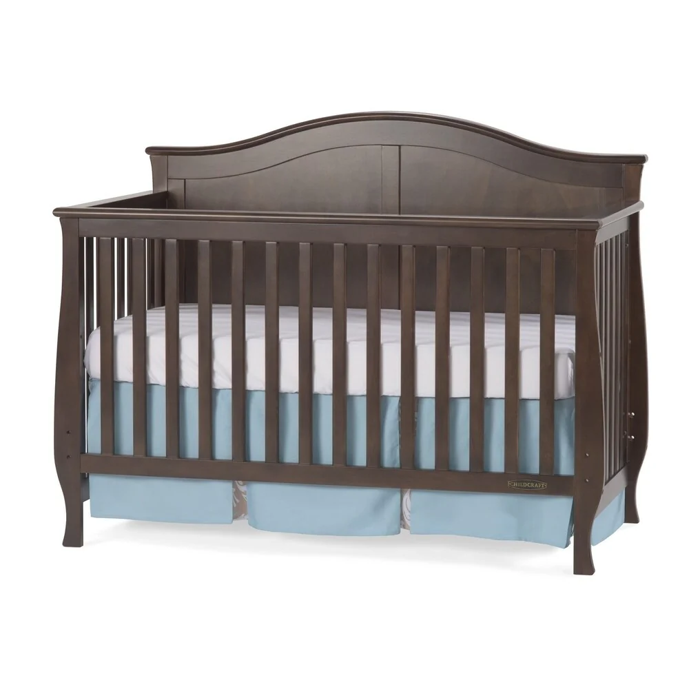 Child Craft Camden 4-in-1 Lifetime Convertible Crib, Slate