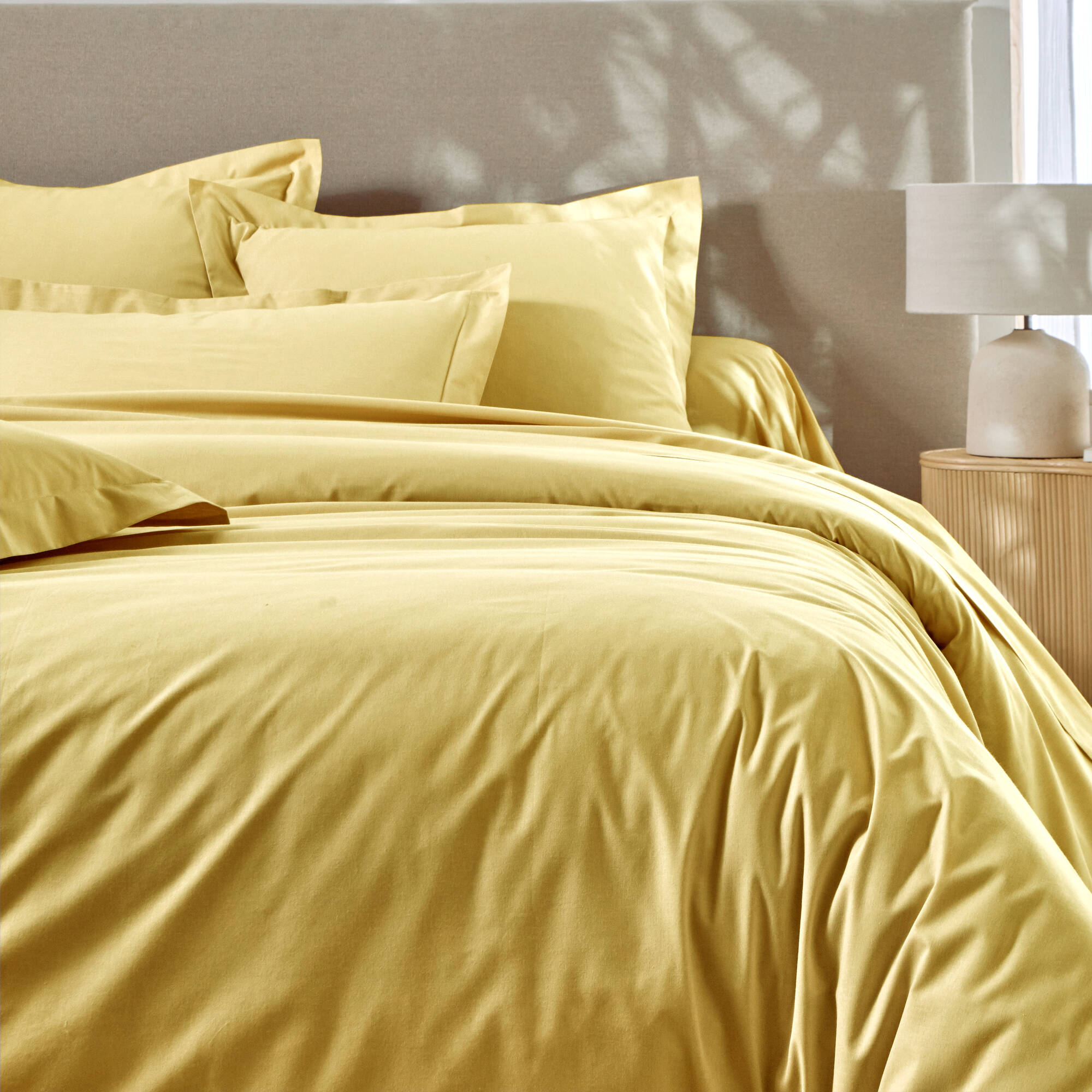 Linge de lit uni - coton bio**