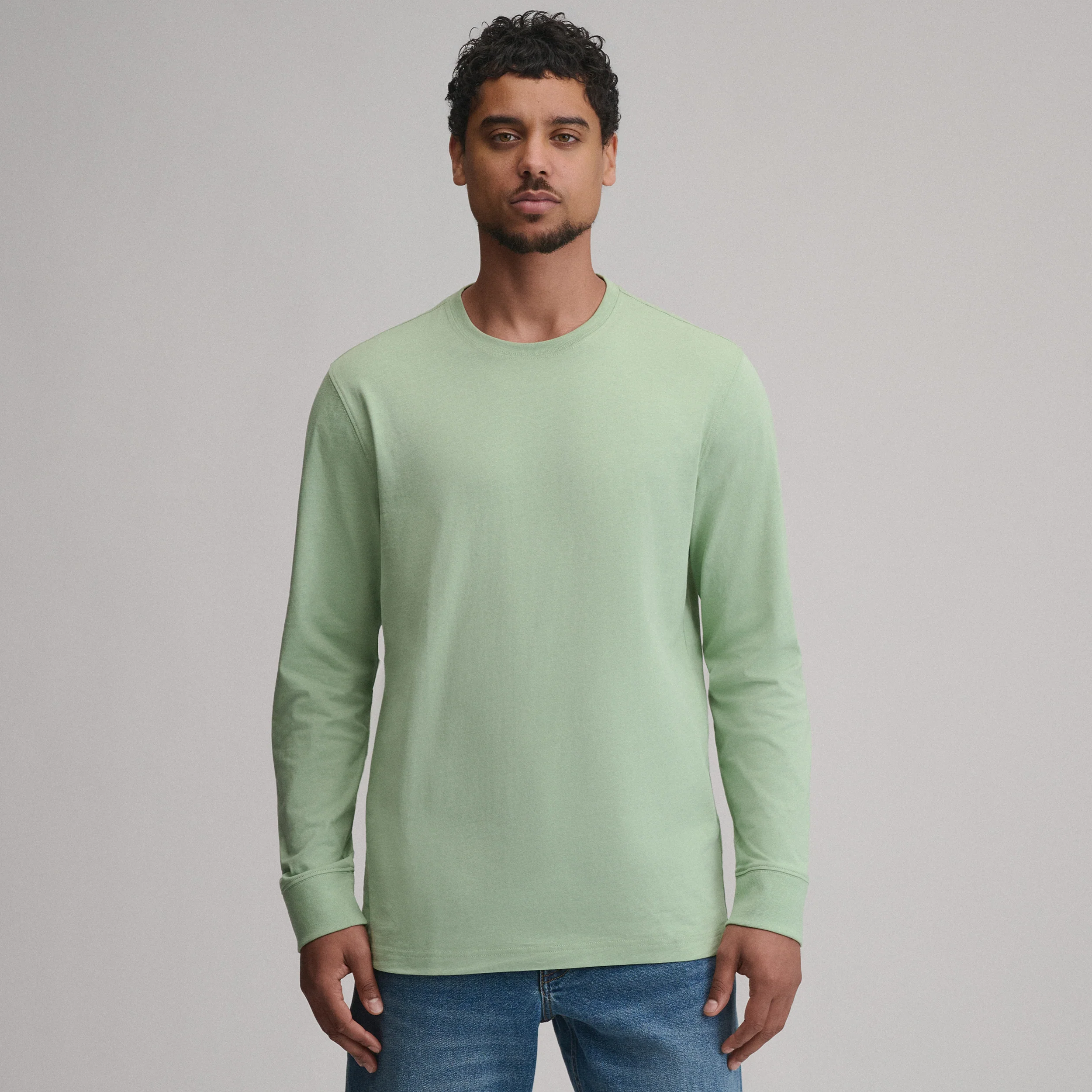 Men's Legend Wash 100% Cotton Long-Sleeve Classic T-Shirt