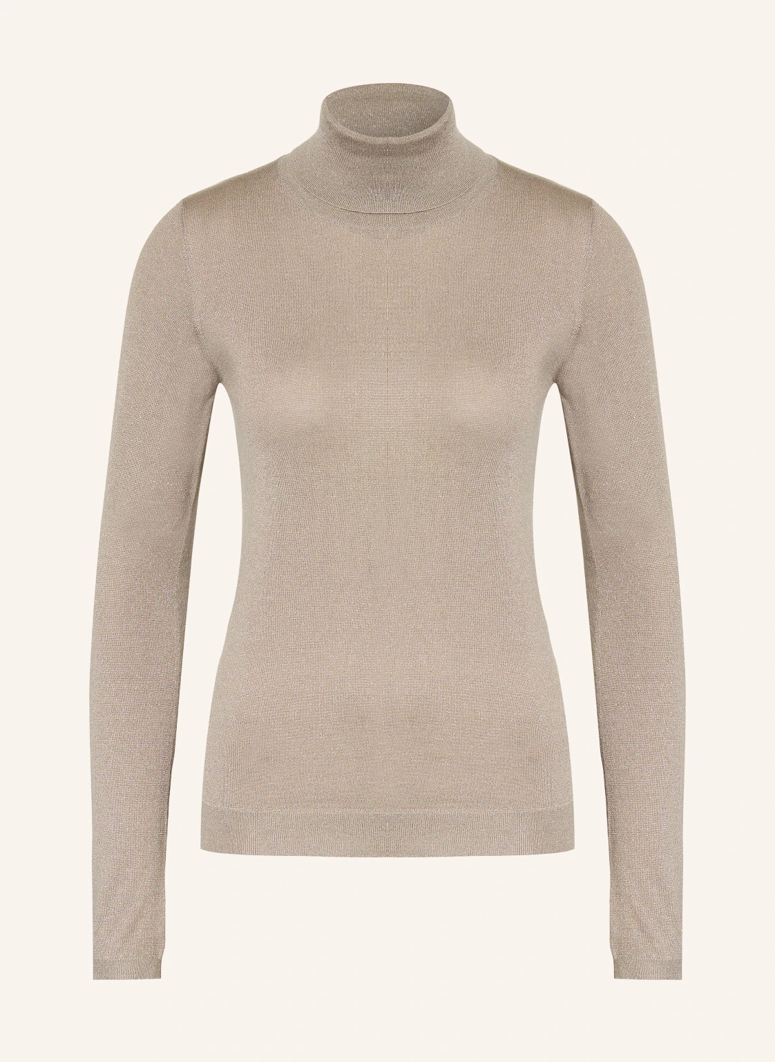 BRUNELLO CUCINELLI Rollkragenpullover mit Cashmere und Glitzergarn