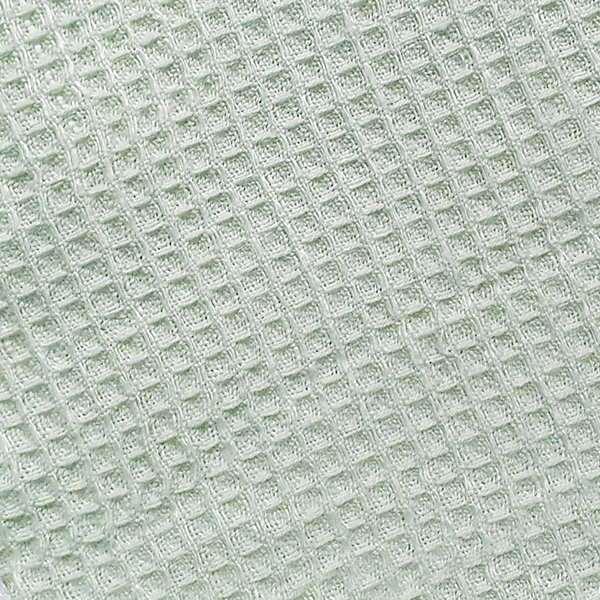 Lot 2 chemins de table en coton et lin vert 45 x 150 cm - CUADRO 8948