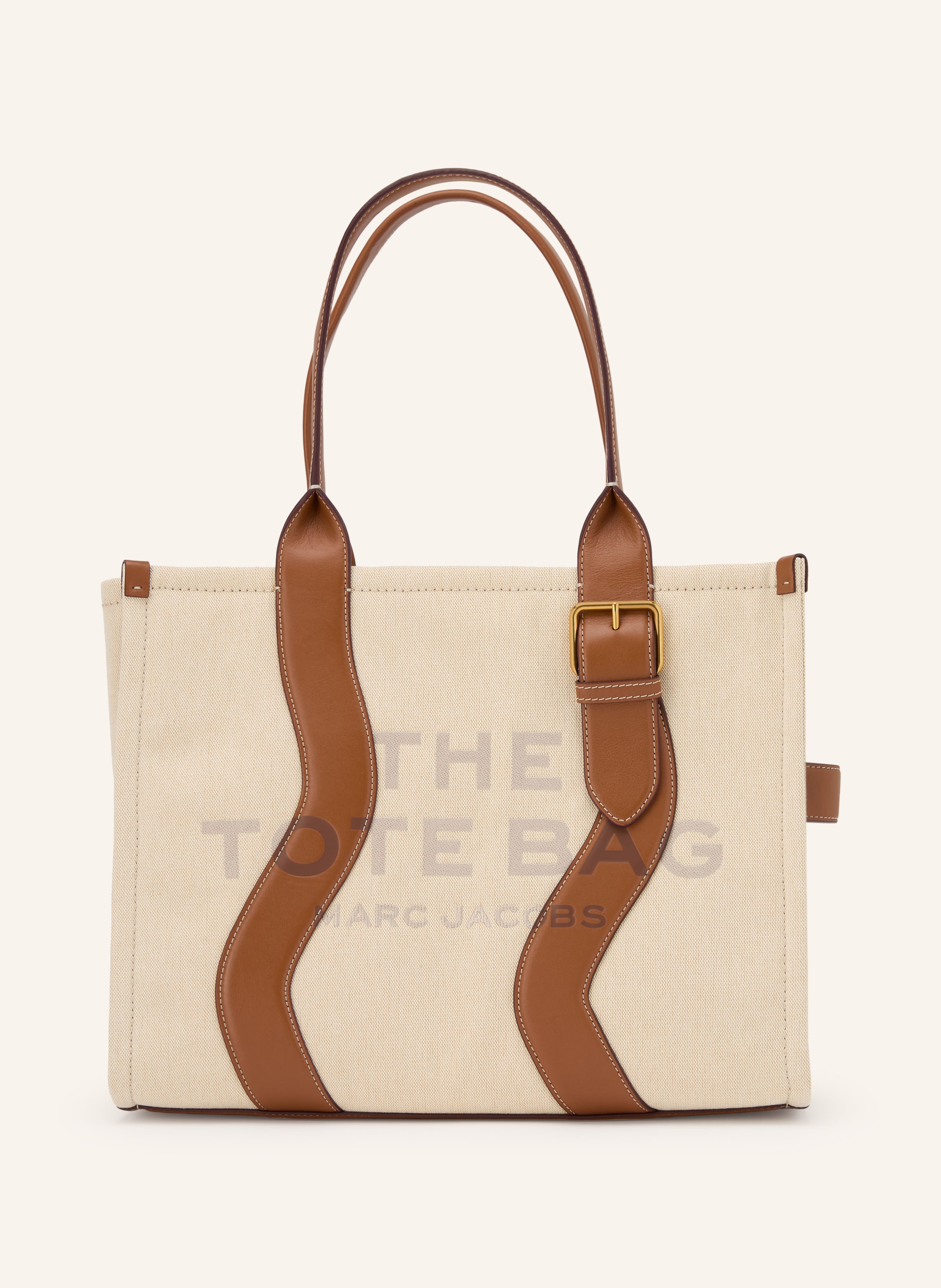 MARC JACOBS Shopper THE WAVY CANVAS LARGE TOTE BAG