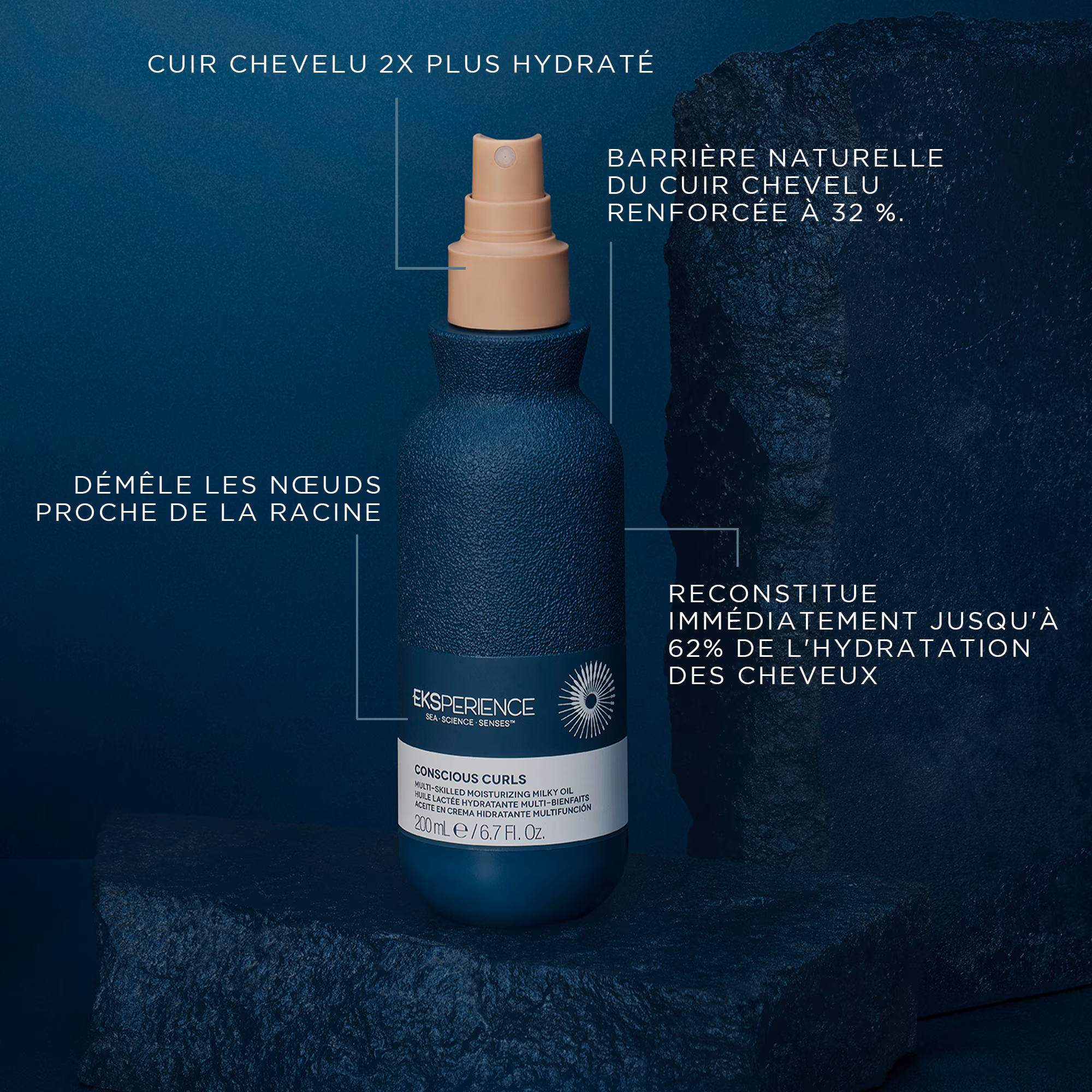 CONSCIOUS CURLSCrème légère hydra-oil multi-usage