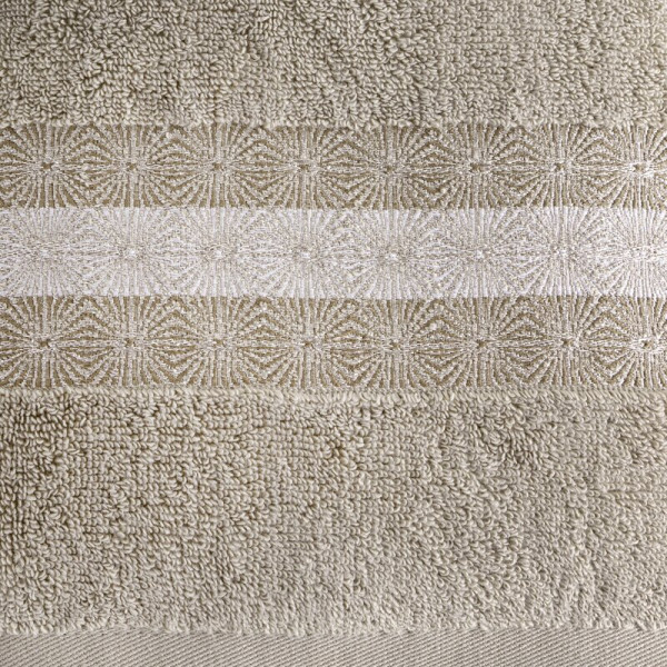 Ręcznik 70x140 Malika beżowy frotte 500g/m2