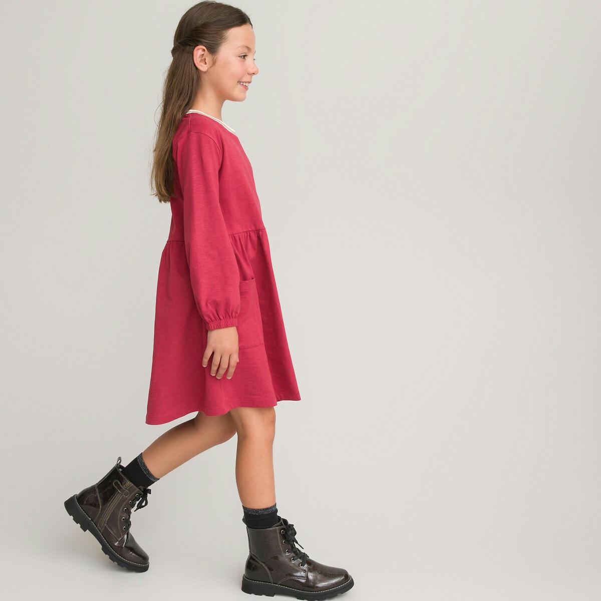 Robe patineuse manches longues