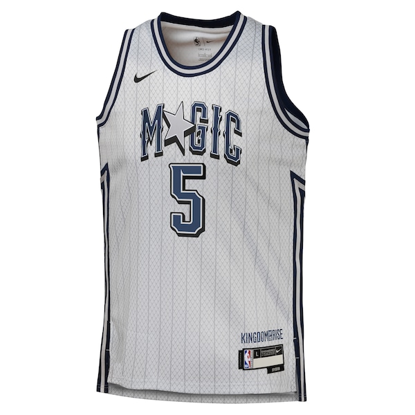 Paolo Banchero Orlando Magic Nike Youth 2024/25 Swingman Player Jersey - City Edition - Silver