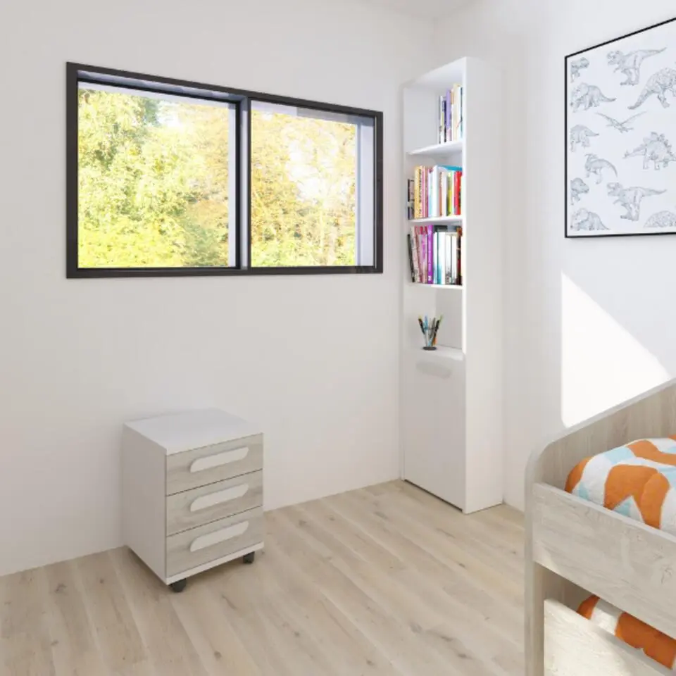 Nachtkastje Cascina - 45x46x60 cm - Wit