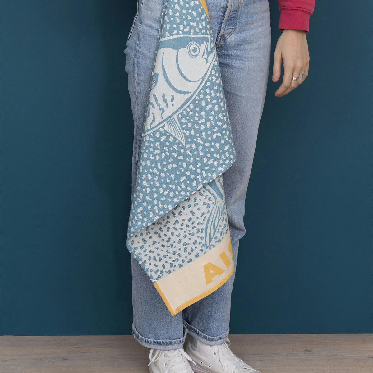 KONTATU - Torchon Bleu 50x70 cm