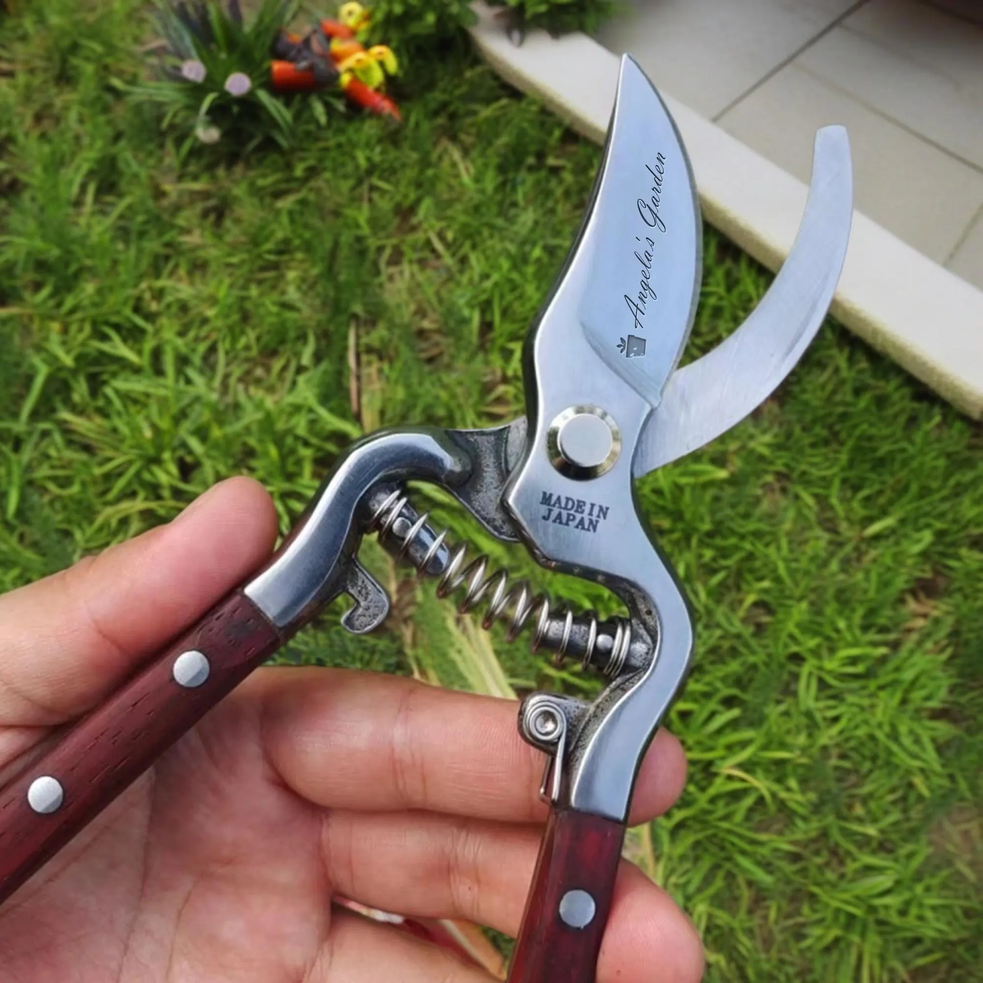 Personalized Engraved Pruner Gardening Fathers Day Gift Set Dad Retirement Present Allotment Nana Retirement