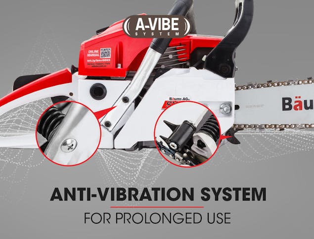 NNEMB 52cc 20 Bar E-Start Commercial Petrol Chainsaw SX52