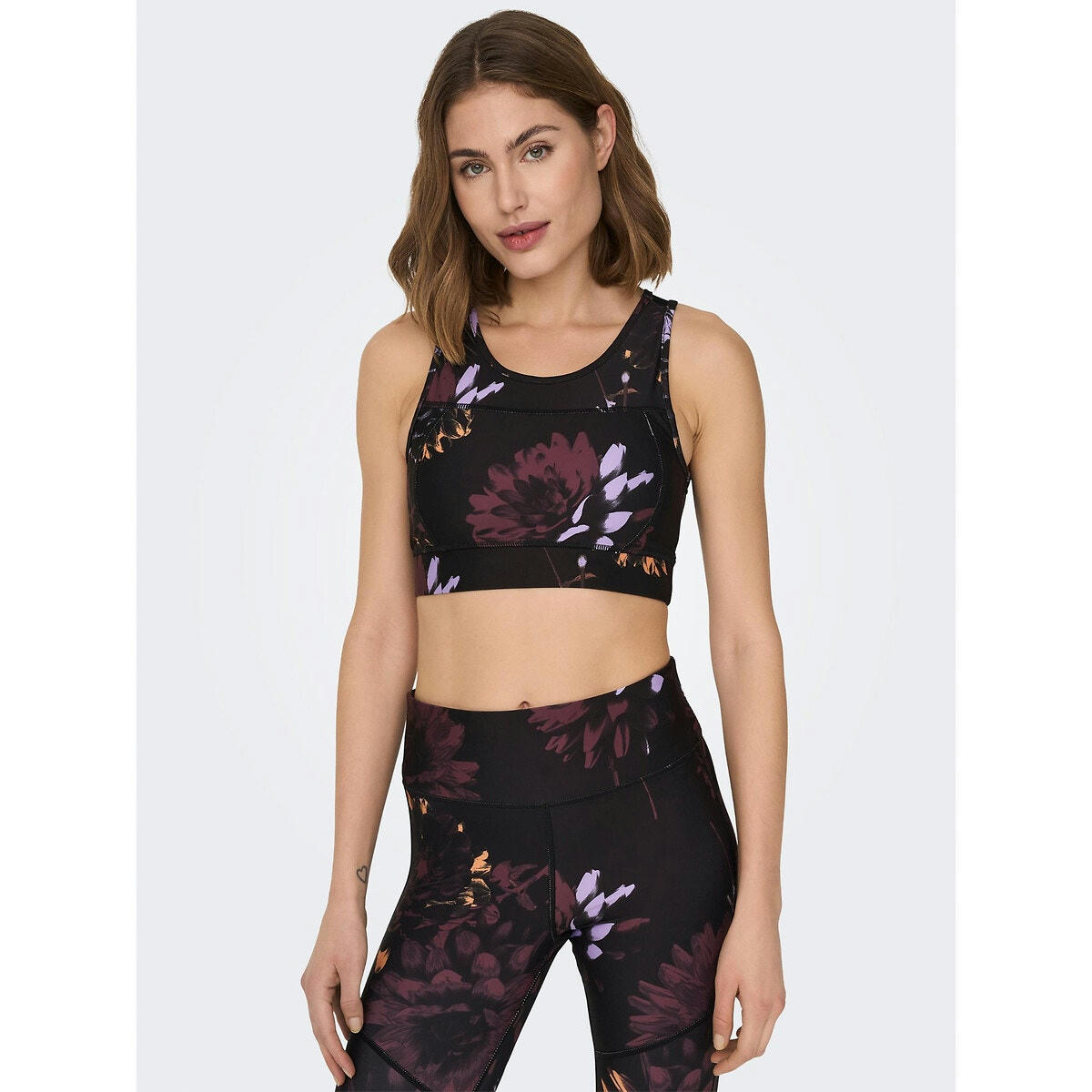 Brassière de sport imprimée Emo