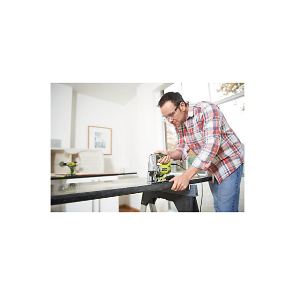 Pack RYOBI Scie sauteuse pendulaire - 680 W - 105mm - coffret de 10 lames - bois - plastique - bimétal - 102mm - RAK10JSB