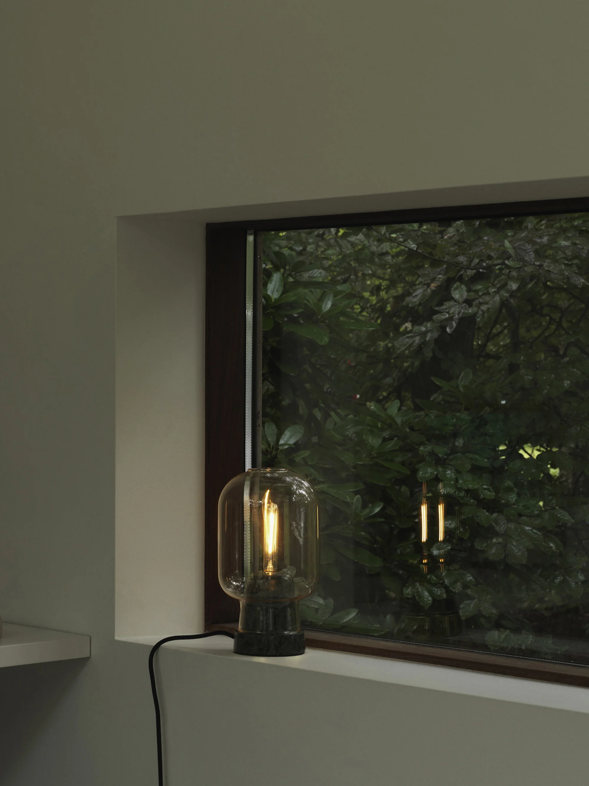 Kleine Tischlampe Amp aus Marmor